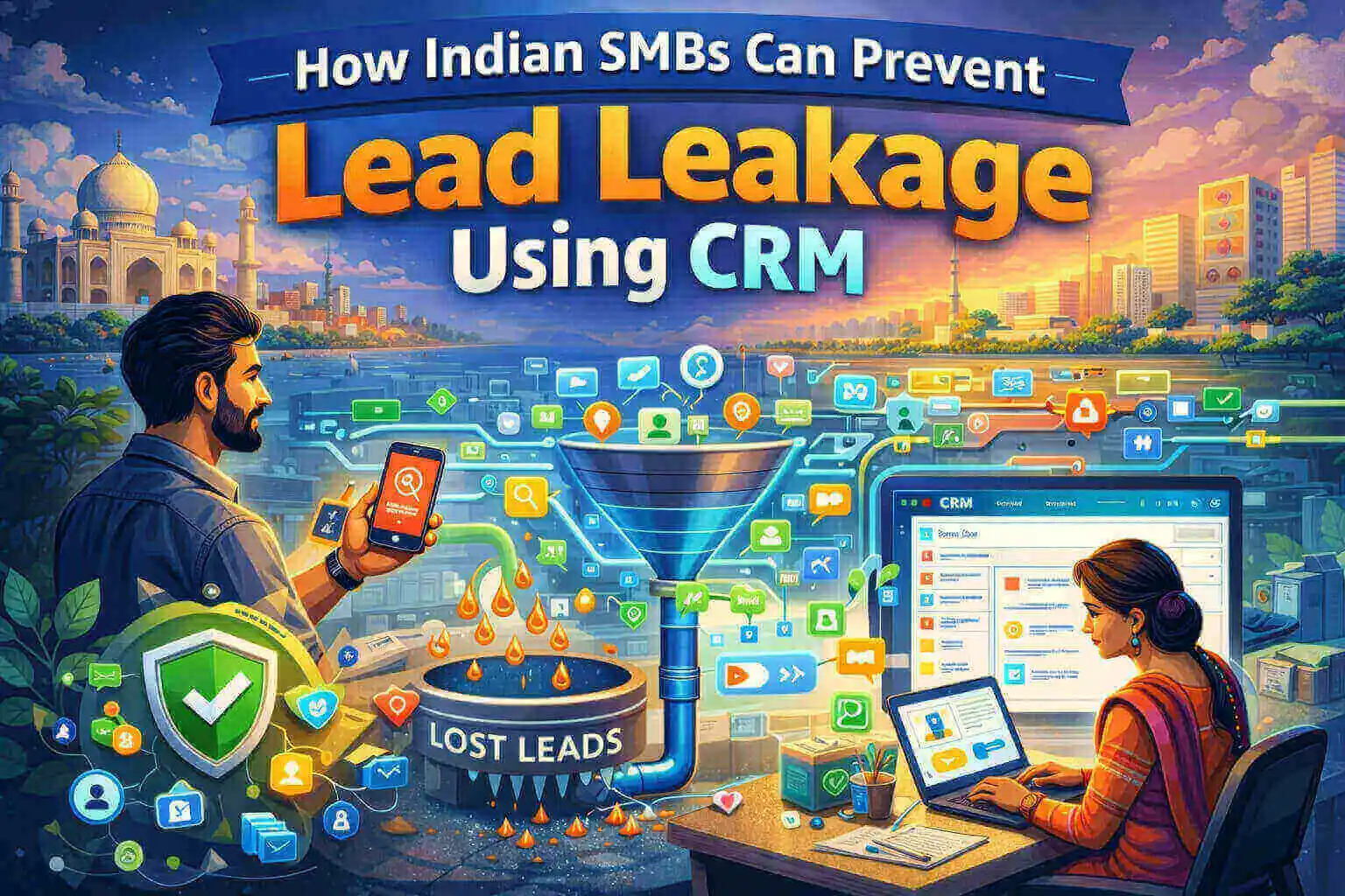 How Indian SMBs Can Prevent Lead Leakage Using CRM