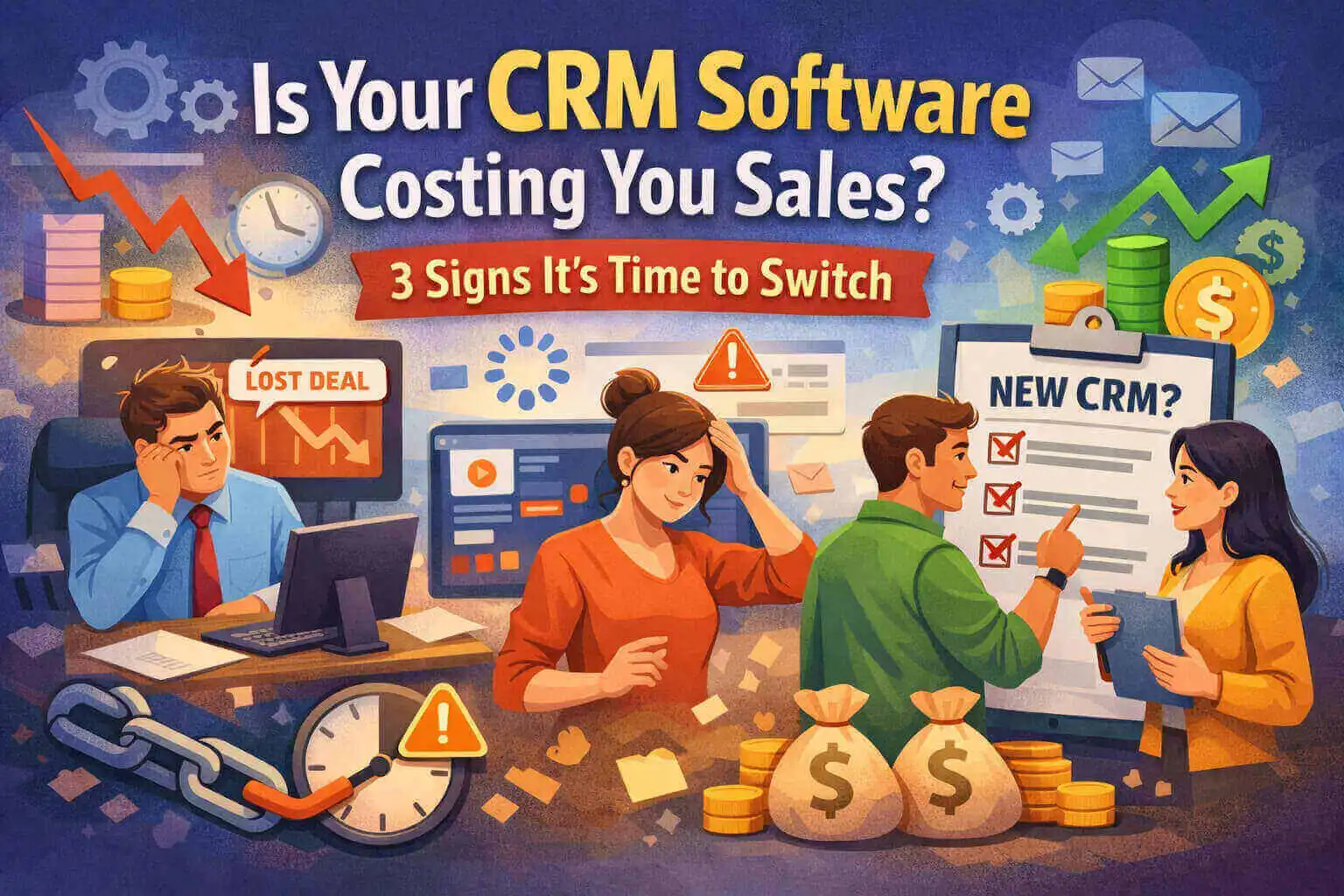 Is Your CRM Software Costing You Sales? 3 Signs It’s Time to Switch