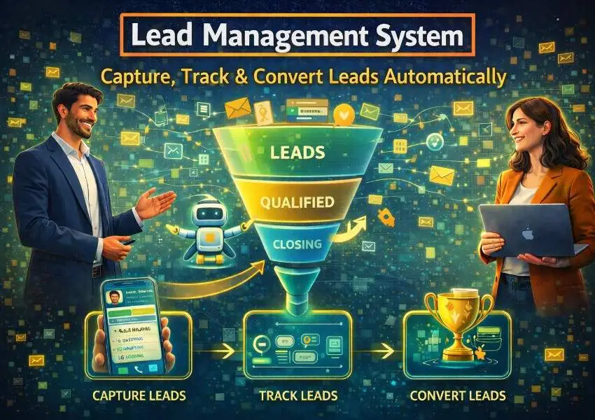 Lead Management System: Capture, Track & Convert Leads Automatically