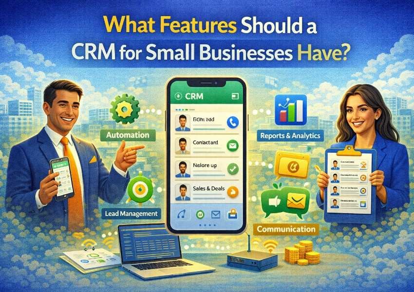 What Features Should a CRM for Small Businesses Have?