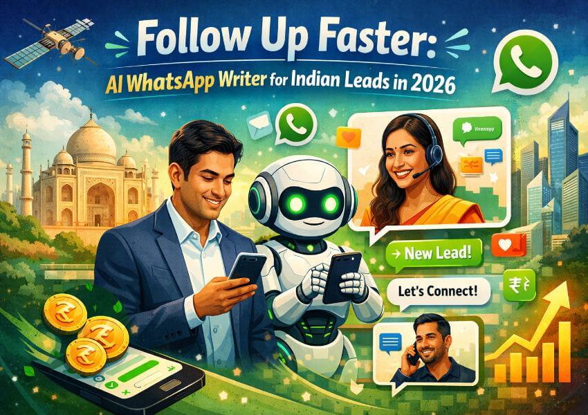 Follow Up Faster: AI WhatsApp Writer for Indian Leads in 2026