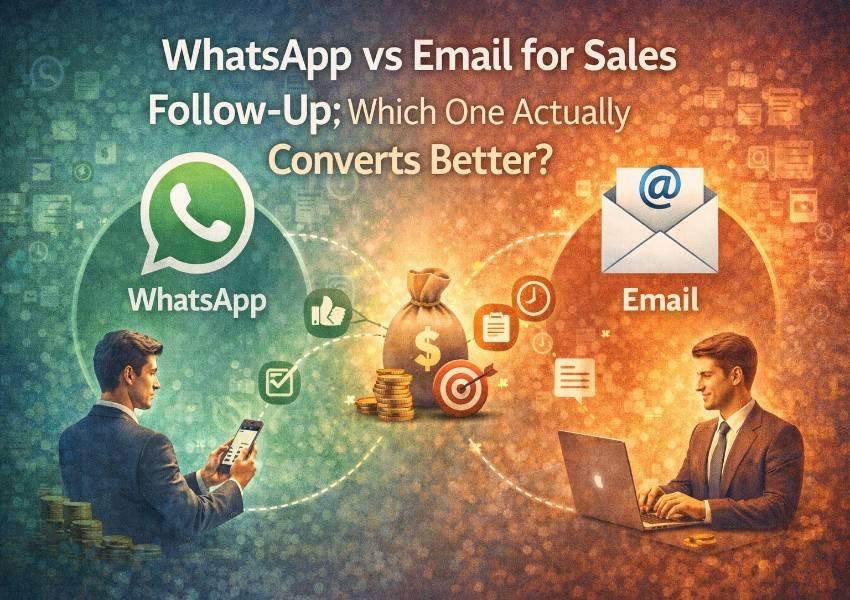WhatsApp vs Email for Sales Follow-Up: Which One Actually Converts Better?