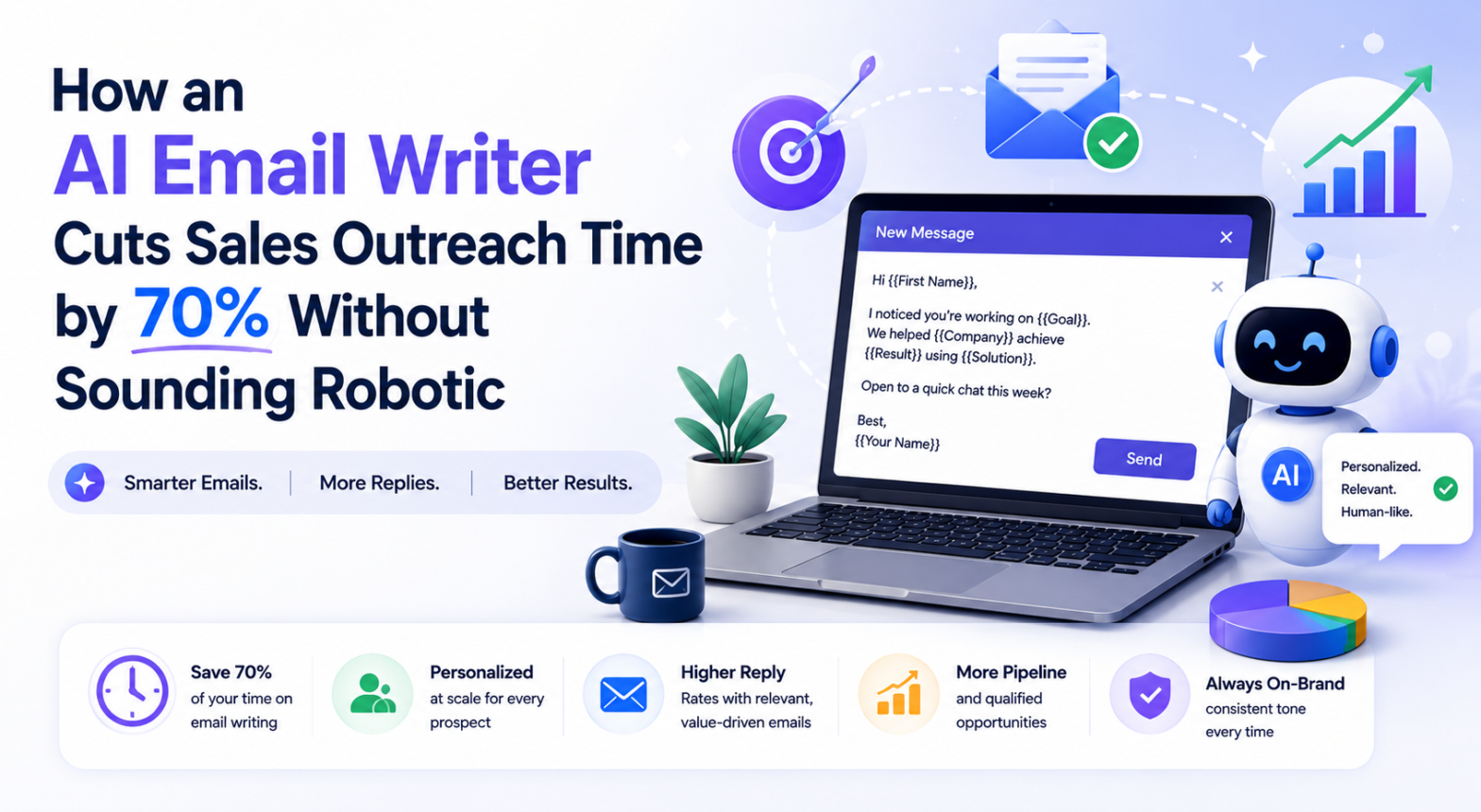 How an AI Email Writer Cuts Sales Outreach Time by 70% Without Sounding Robotic