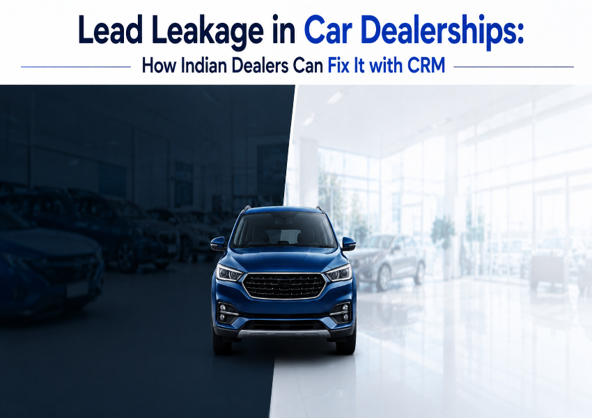 Lead Leakage in Car Dealerships: How Indian Dealers Can Fix It with CRM