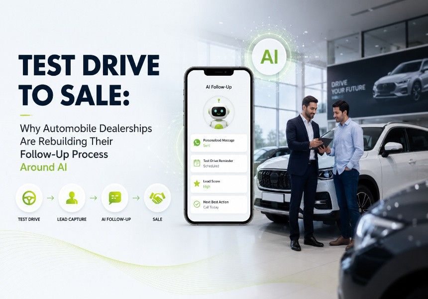 Test Drive to Sale: Why Automobile Dealerships Are Rebuilding Their Follow-Up Process Around AI