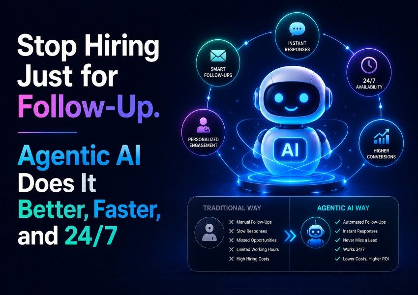 Stop Hiring Just for Follow-Up. Agentic AI Does It Better, Faster, and 24/7 