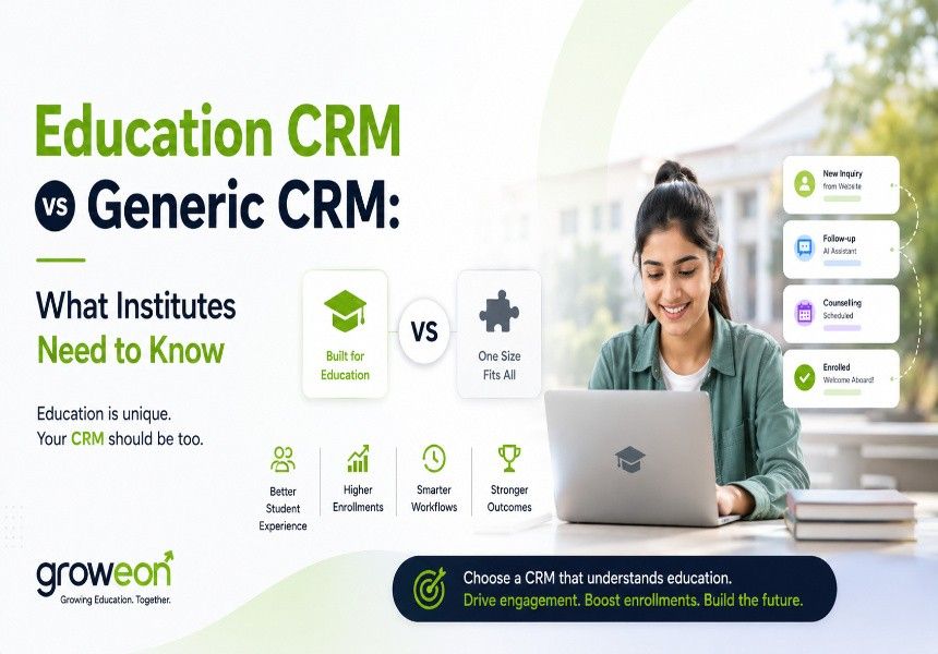 Education CRM vs Generic CRM: What Institutes Need to Know