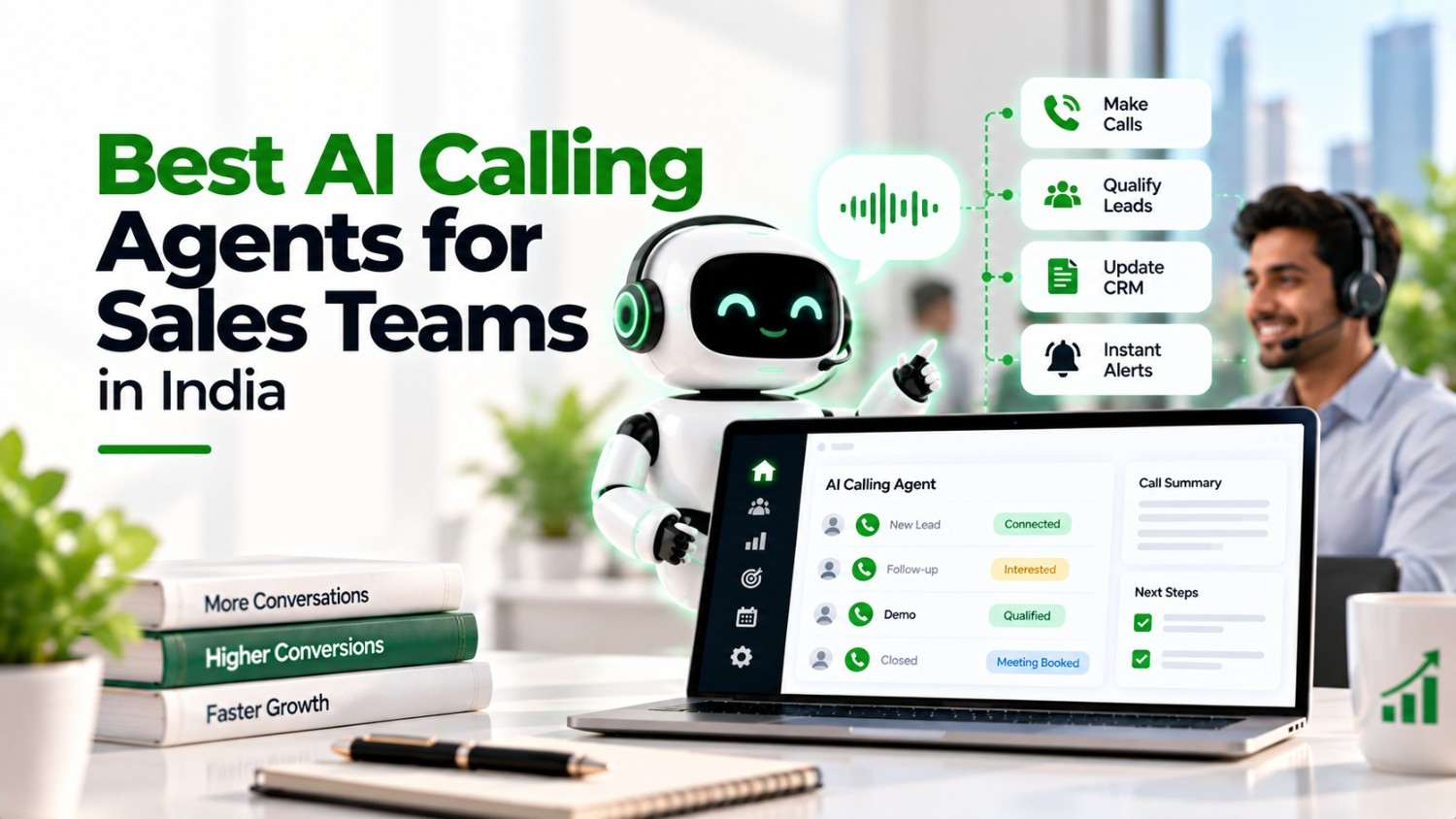 Best AI Calling Agents for Sales Teams in India