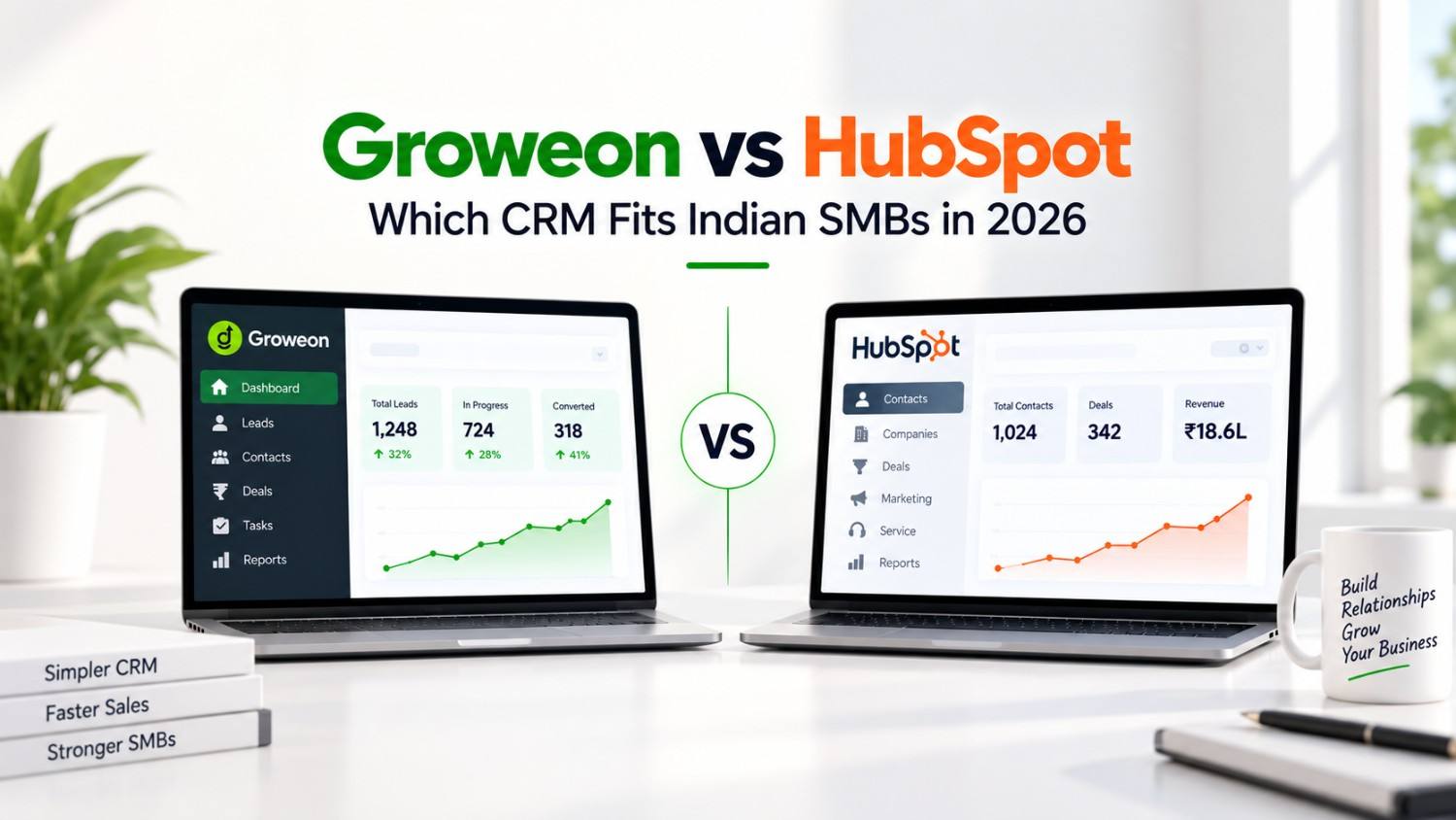 Groweon vs HubSpot: Which CRM Fits Indian SMBs in 2026