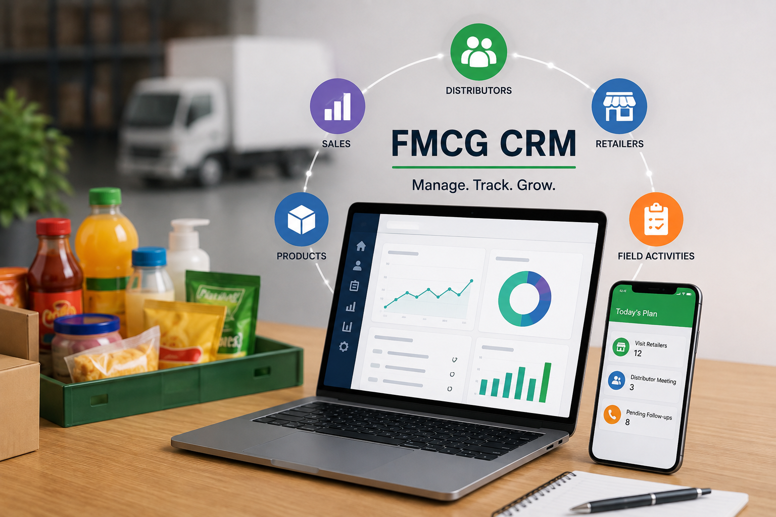 Best FMCG CRM Software in India for Sales & Distributor Management