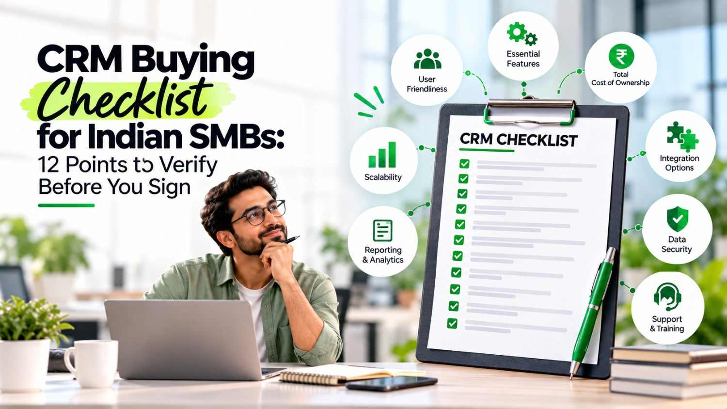 CRM Buying Checklist for Indian SMBs: 12 Points to Verify Before You Sign
