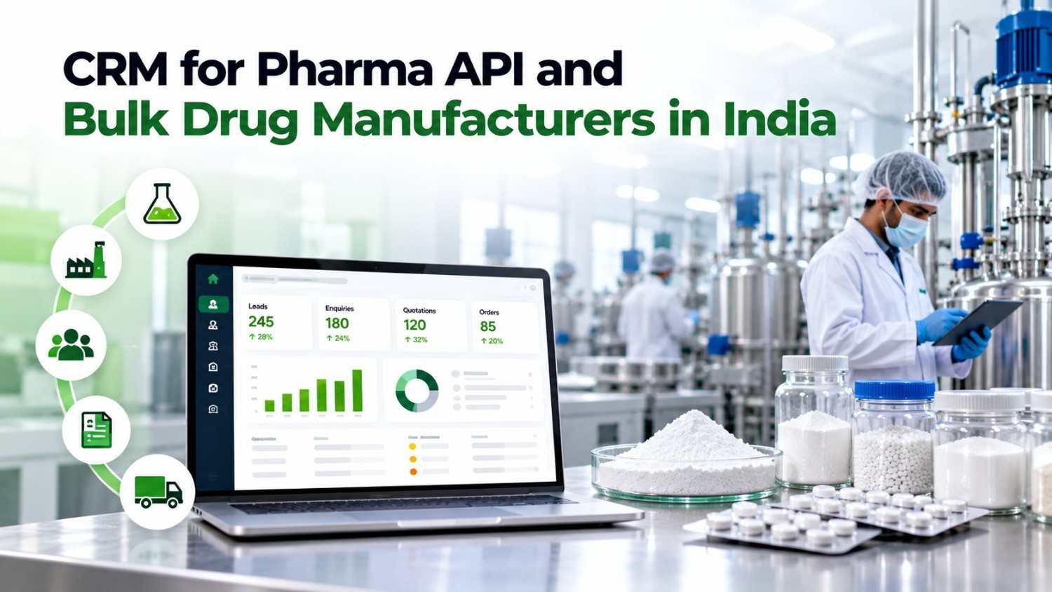CRM for Pharma API and Bulk Drug Manufacturers in India