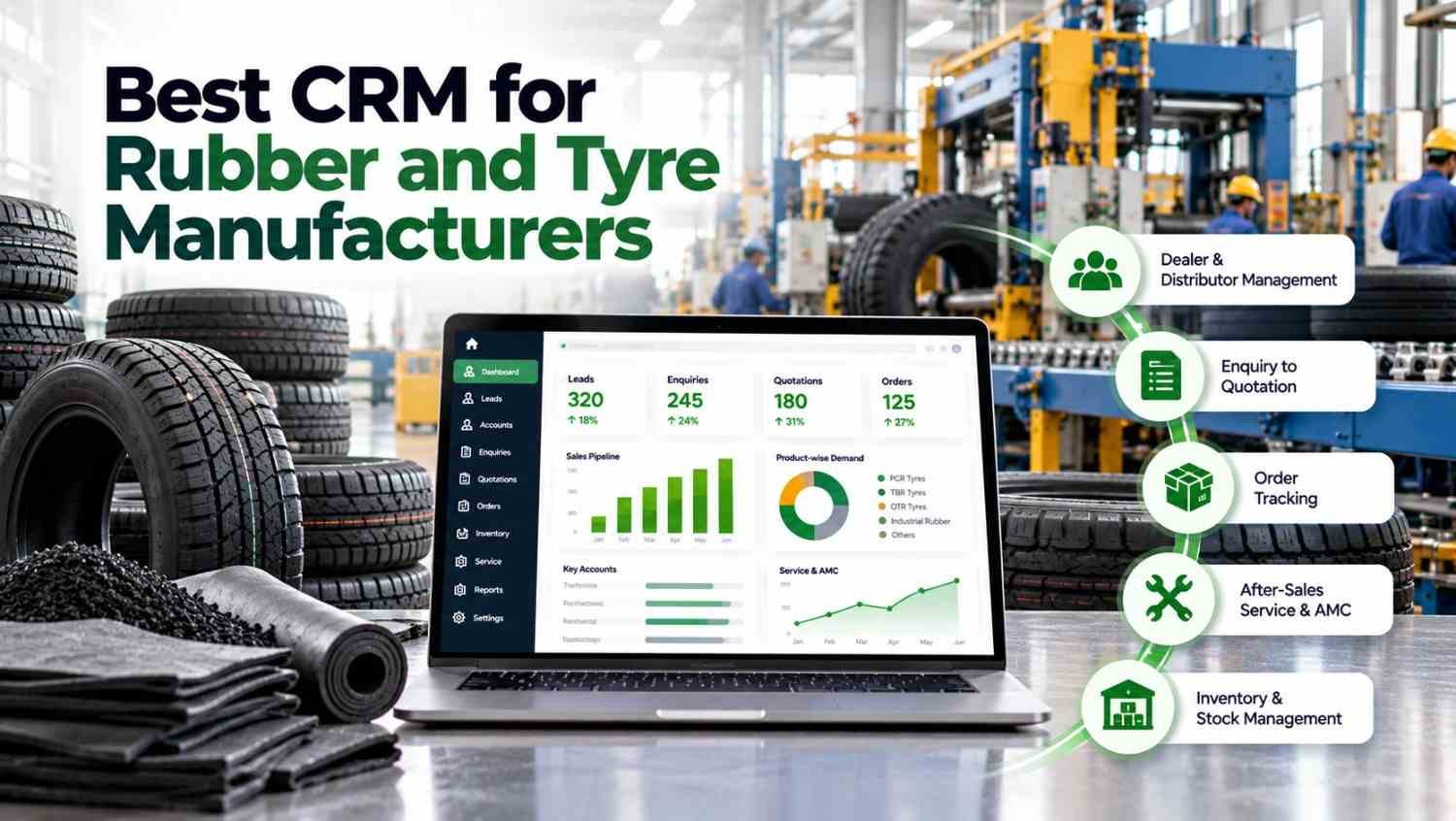 Best CRM for Rubber and Tyre Manufacturers