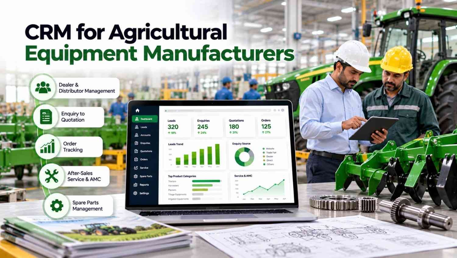 CRM for Agricultural Equipment Manufacturers