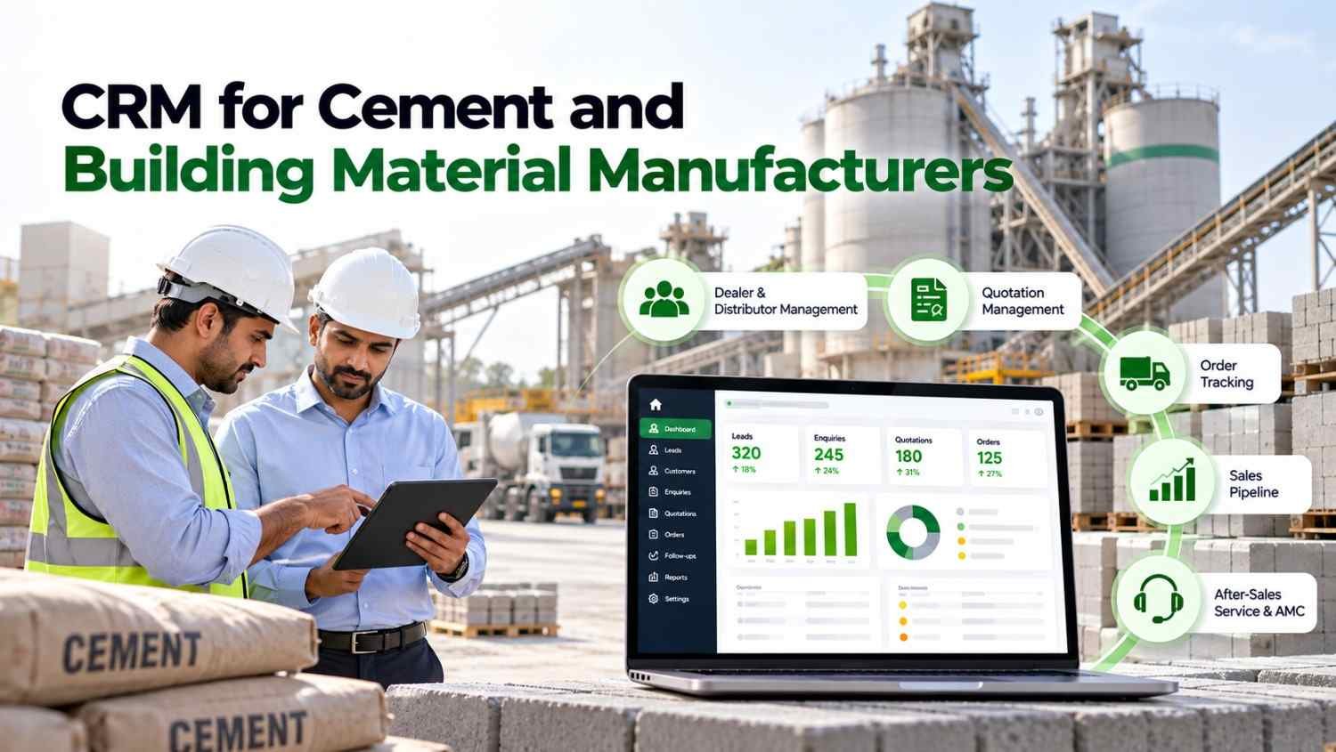 CRM for Cement and Building Material Manufacturers