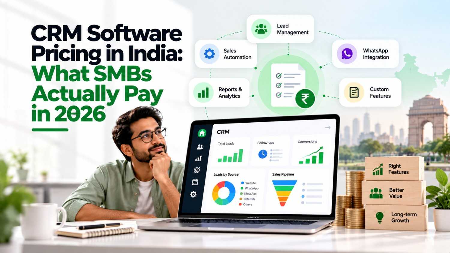 CRM Software Pricing in India: What SMBs Actually Pay in 2026
