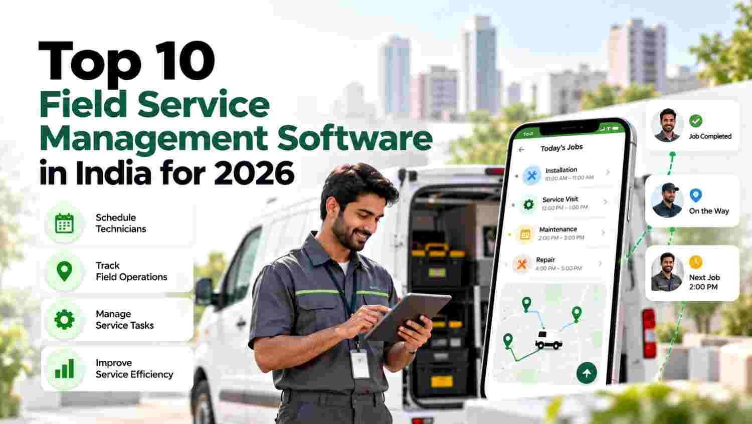Top 10 Field Service Management Software in India for 2026