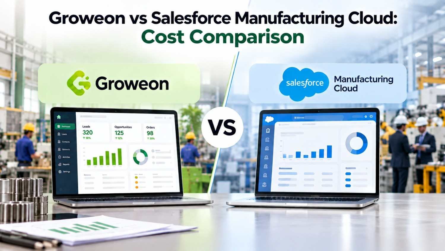Groweon vs Salesforce Manufacturing Cloud: Cost Comparison