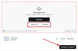 OCR for CRM quotation creation