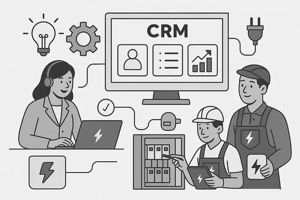 CRM for Electrical Contractors Img
