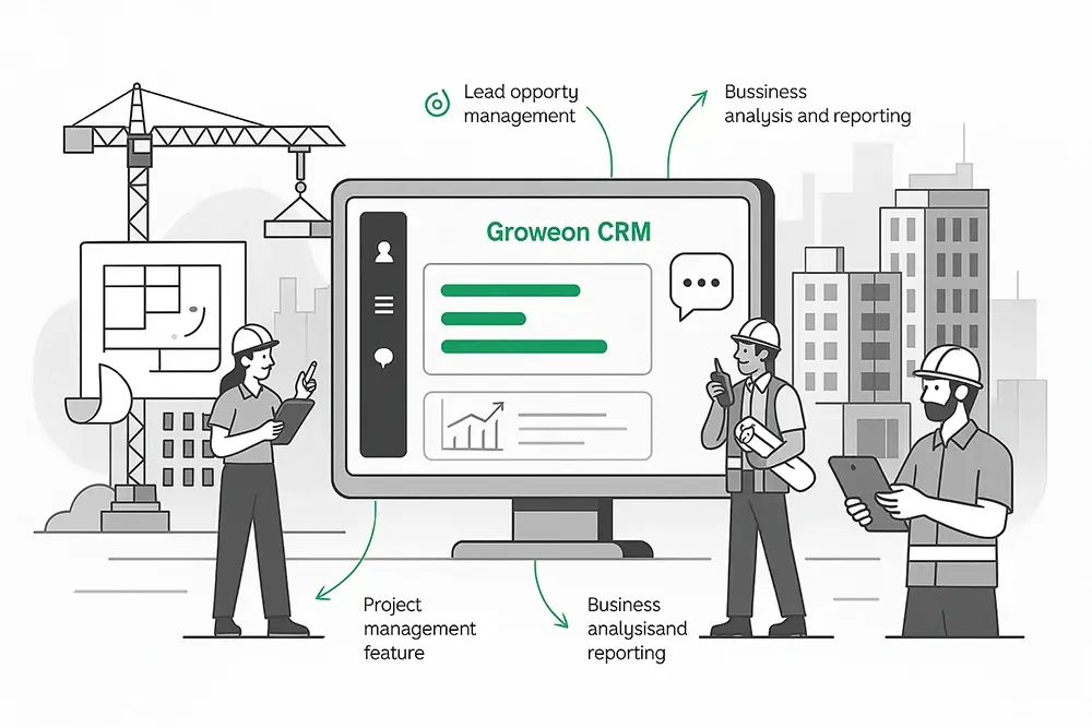 What can Groweon CRM do for your building &
                            construction compan img
