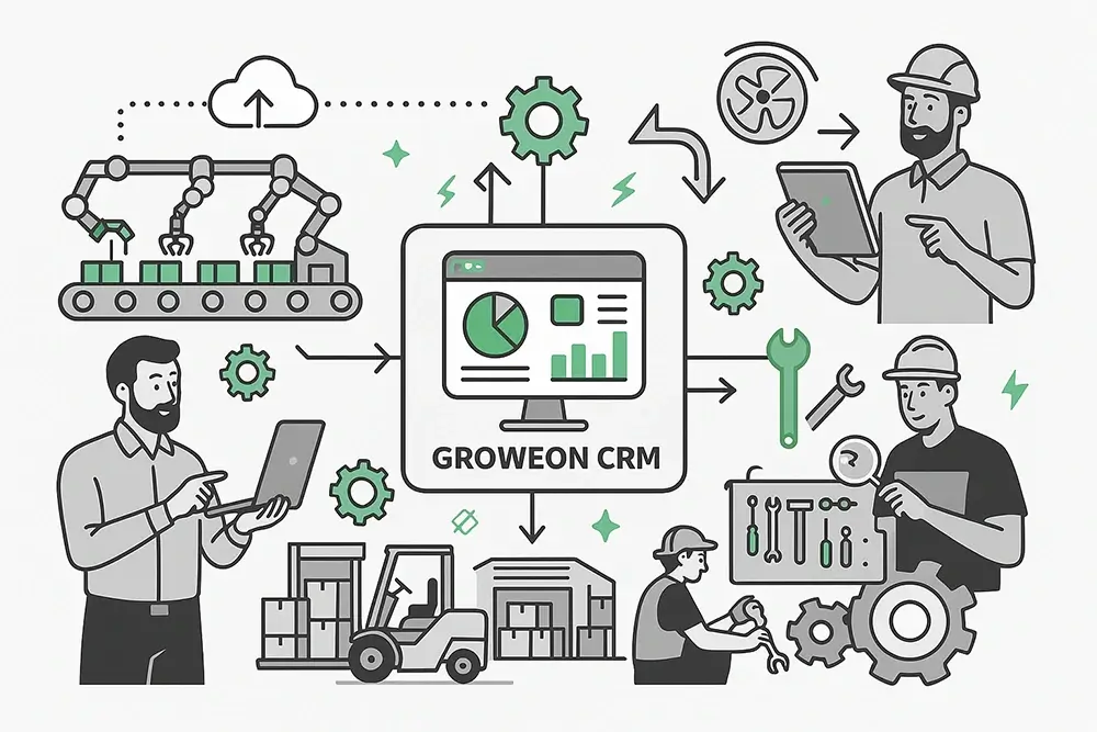 How Groweon CRM Addresses the Needs of Plants, Machinery & Tools Businesses Img