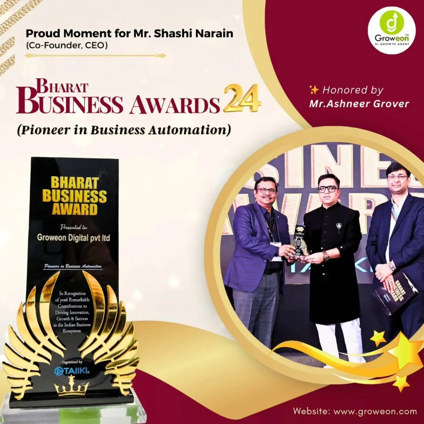 Pioneer in Business Automation Award