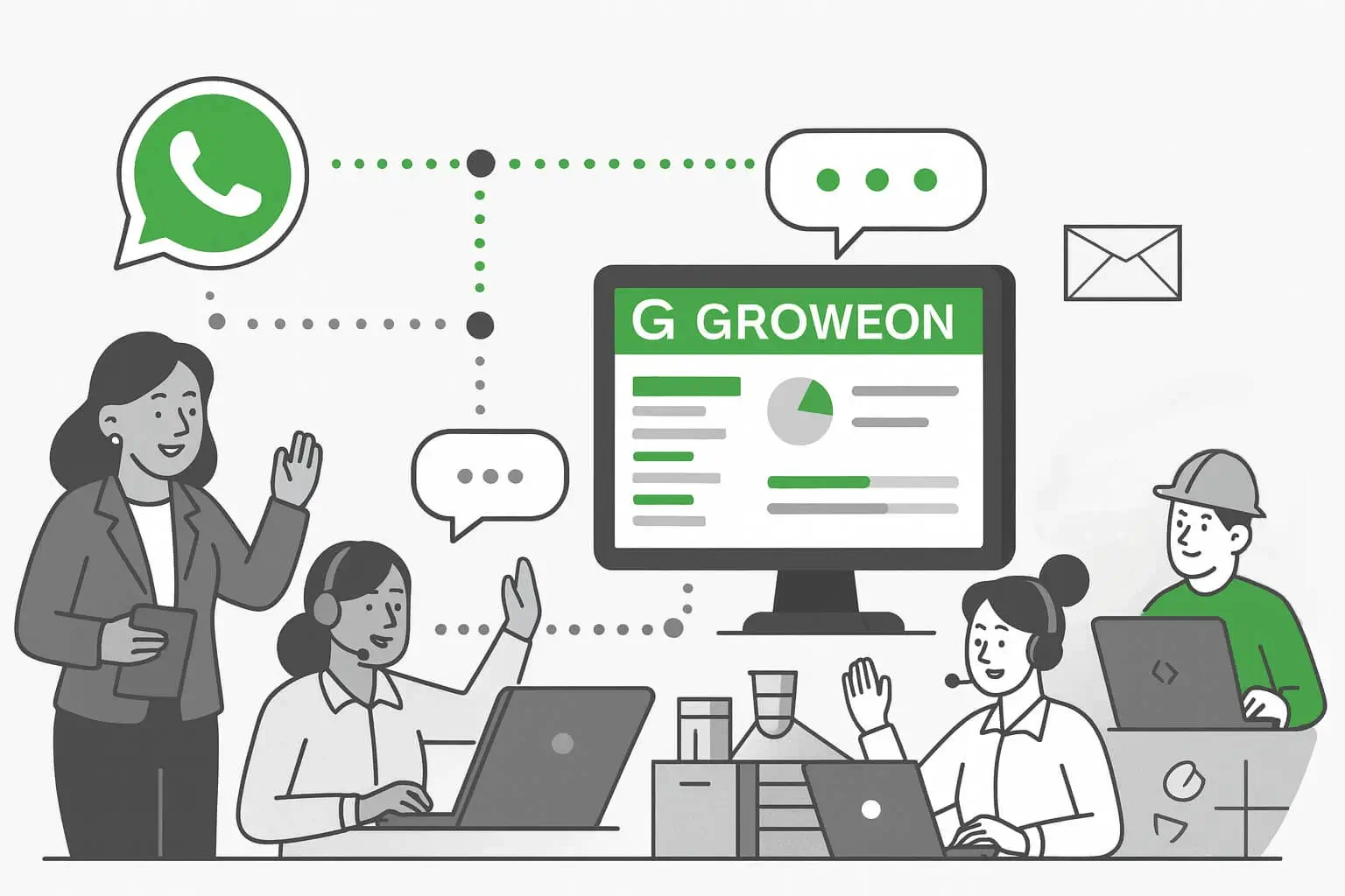 Why Integrate WhatsApp Business API with Groweon WhatsApp
                                Marketing
                                CRM Software Img