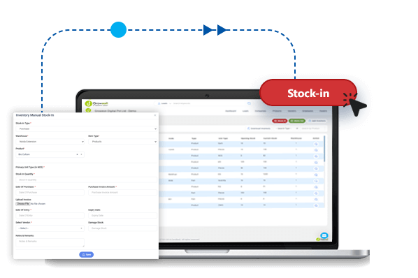 Auto Stock-in Against Purchases
