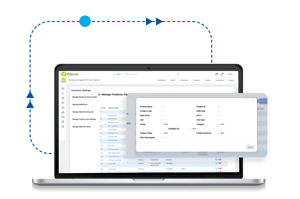 warehouse-product-item-mapping